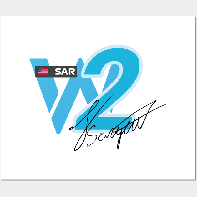 Formula 1 - Logan Sargeant Number. Wall Art by Tad